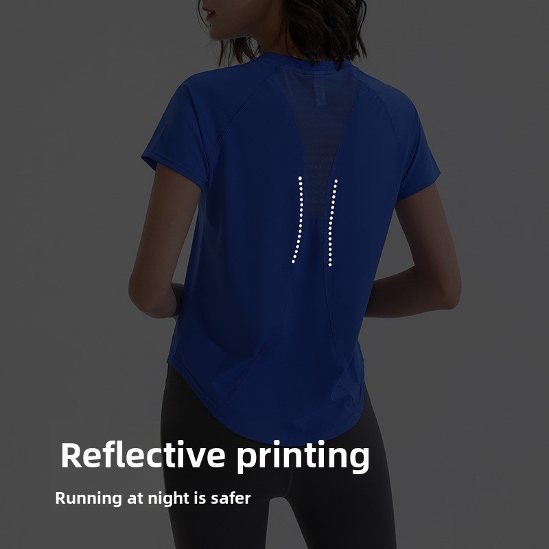 Summer Sports Short Sleeves Wo - Yoga Fitness Training ulasan dan harga
