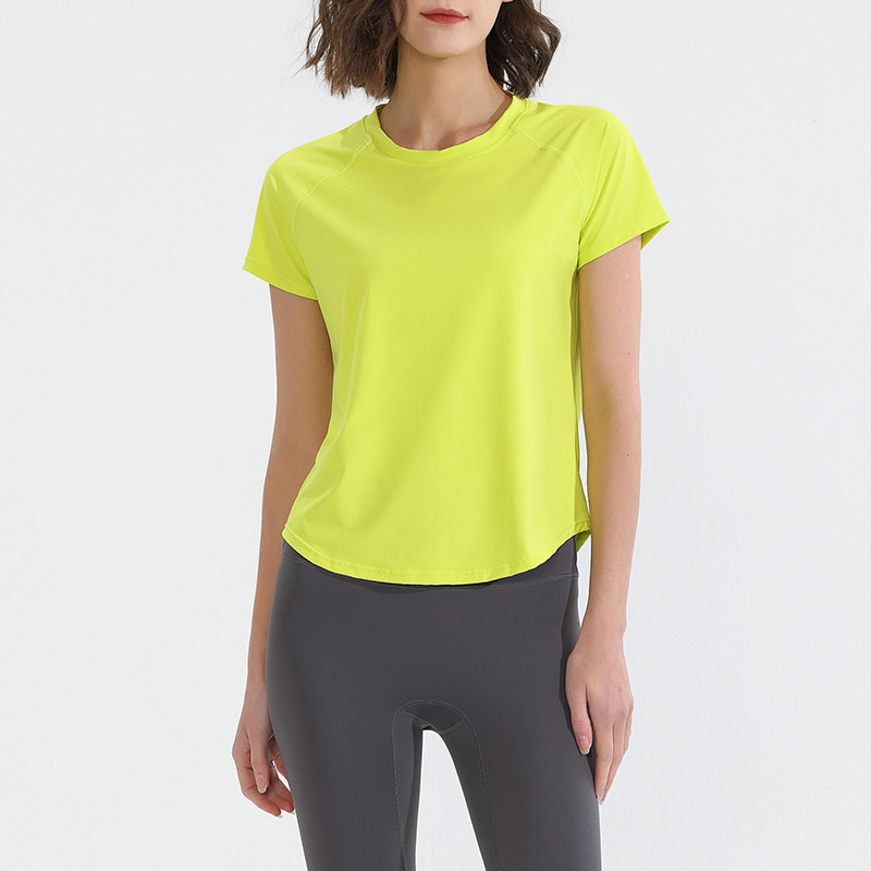 Summer Sports Short Sleeves Wo - Yoga Fitness Training ulasan dan harga