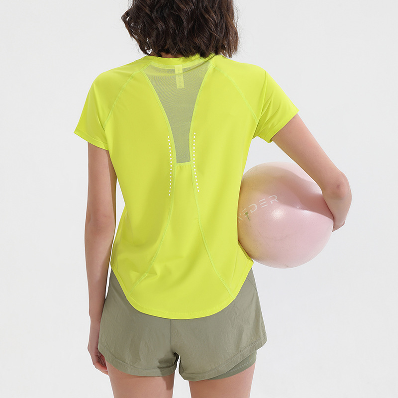 Summer Sports Short Sleeves Wo - Yoga Fitness Training ulasan dan harga